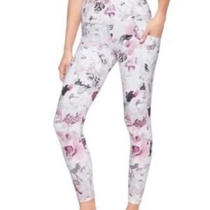 Athleta Elation Peony 7/8 leggings.  Size LP.  NWOT.